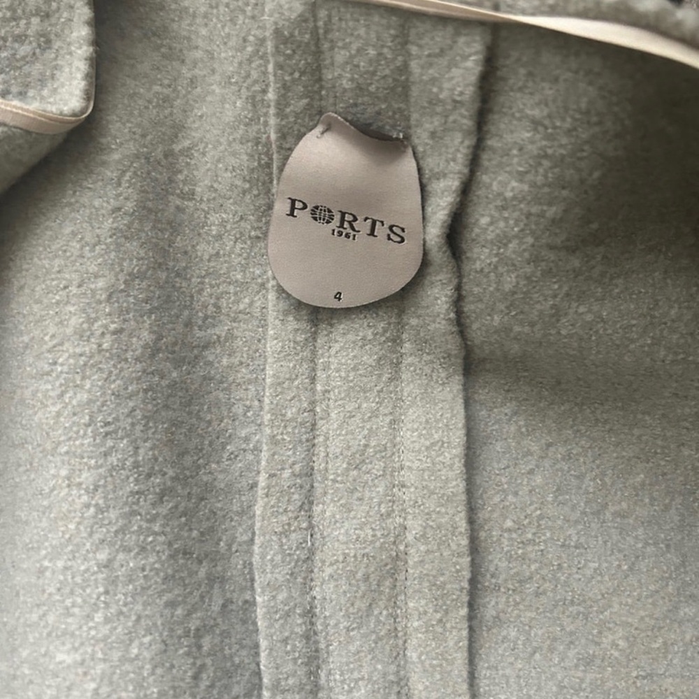 Port 1961 Gray Midi Coat - Picture 4 of 5